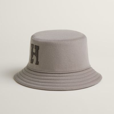 Fred H'Cheval bucket hat - Black | Hermès USA